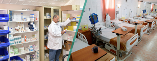 الشؤون الصحية بوزارة الحرس الوطني تجهز مستشفاها الميداني بعيادات وكوادر طبية عالية التأهيل وفرق مجهزه للإخلاء الطبي