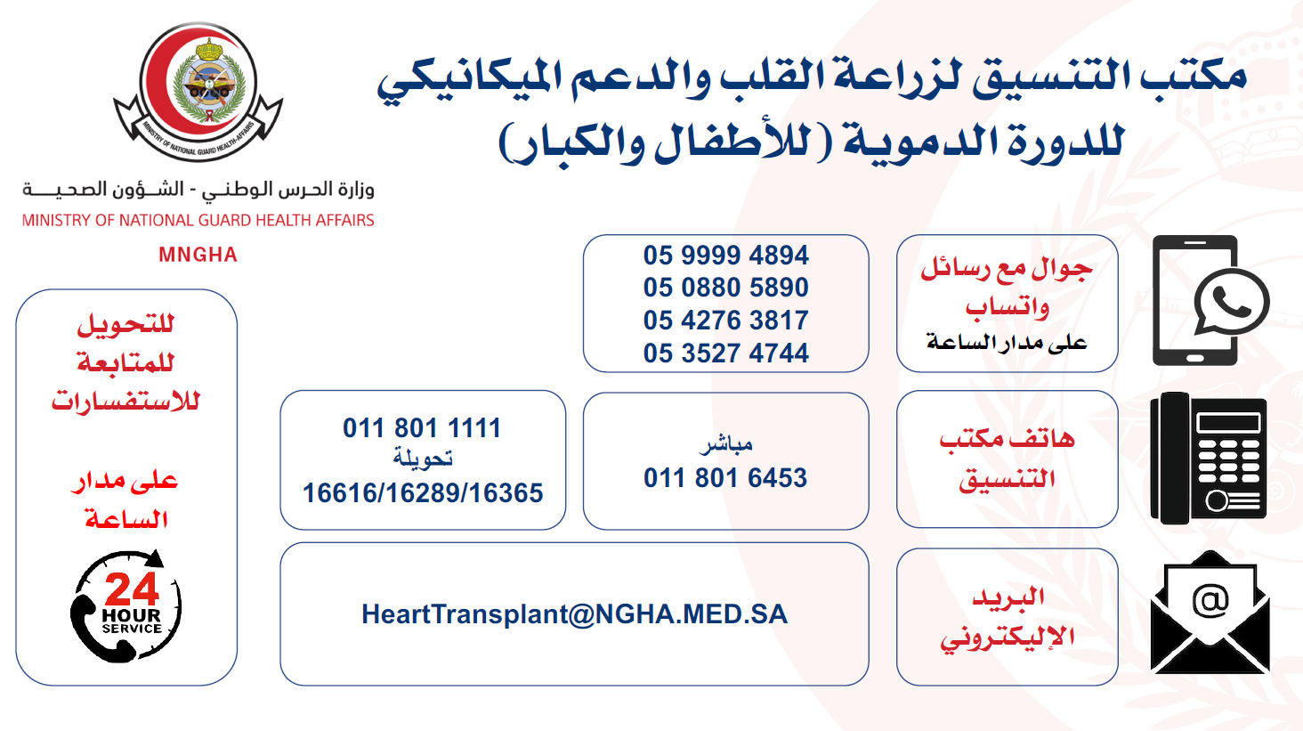 مكتب التنسيق لزراعة القلب والدعم الميكانيكي للدورة الدموية