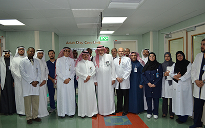 مستشفى الأمير محمد بن عبد العزيز بوزارة الحرس الوطني بالمدينة يدشن وحدة العناية اليومية