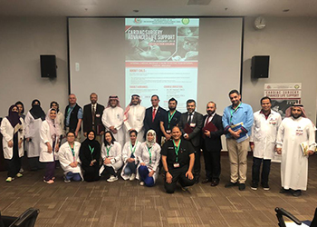 اعتماد مركز تدريب مهارات دعم الحياة المتقدم لوحدة جراحات القلب 