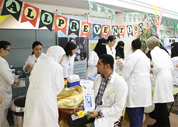 Fall Prevention Campaign in KAH​​ in Al-Ahsa