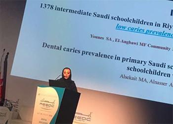 البرنامج الوقائي المدرسي في مؤتمر الإمارات الدولي لطب الأسنان