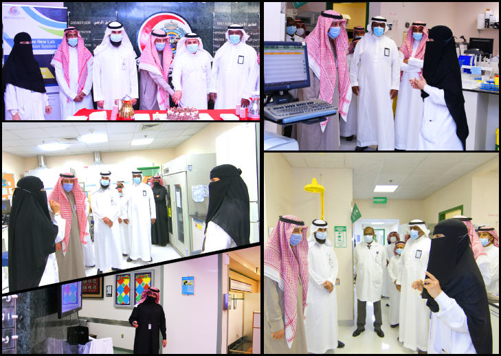 a number of related ‎departments’ management personnel during the New Laboratory ‎Information System launch in Dammam