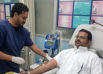مدينه الملك عبدالعزيز بجده تطلق حمله التبرع بالدم