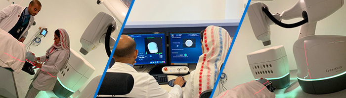 مركز الأميرة نورة للأورام يبدأ استخدام " جهاز سايبرنايف ام6 " لعلاج مرضى الأورام