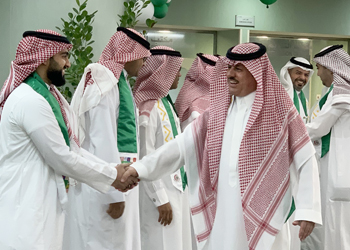 مستشفى الحرس الوطني بالمدينة يحتفل باليوم الوطني 89