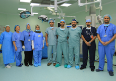 فريق عمل جراحة زراعة القوقعة